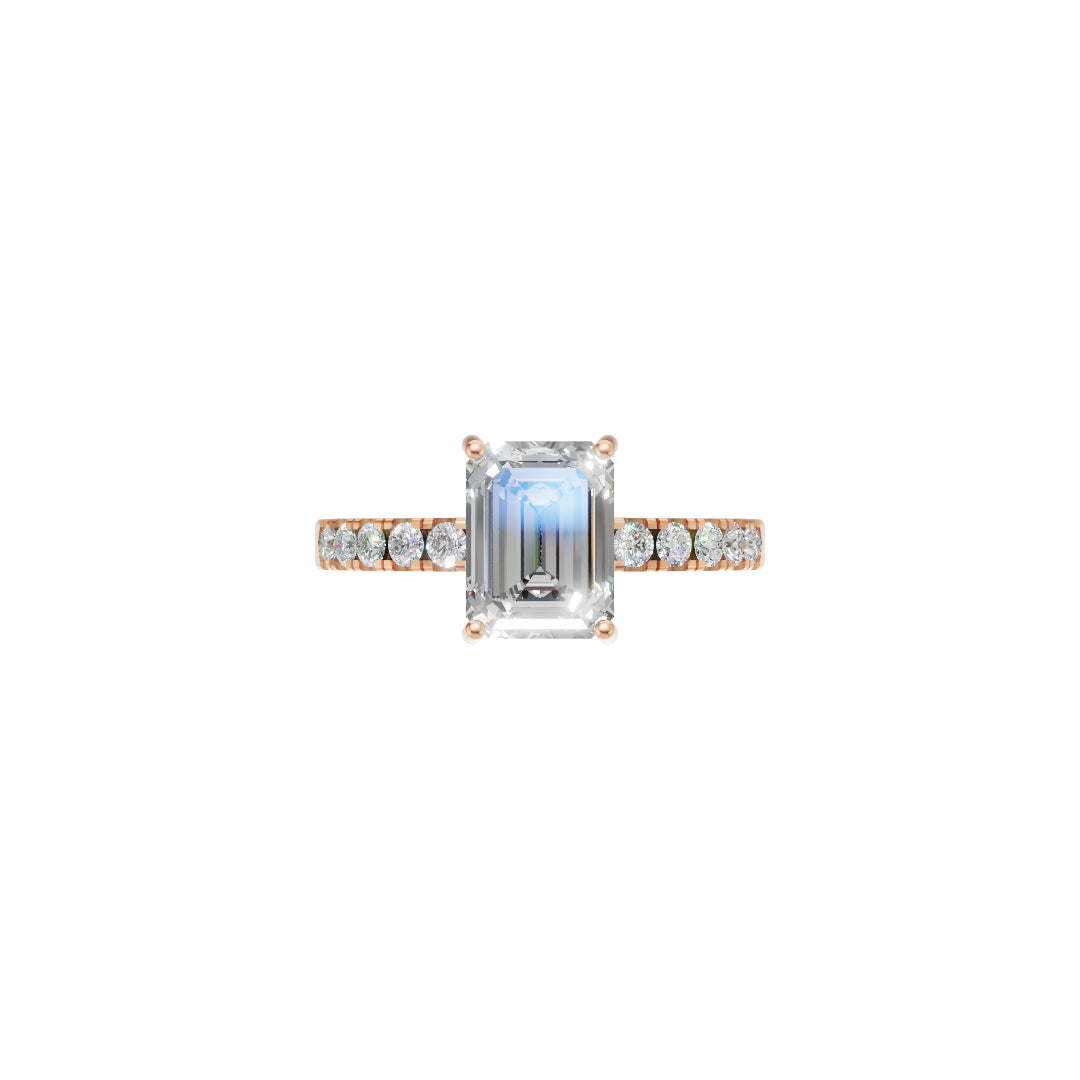 Emerald Cut Diamond Ring