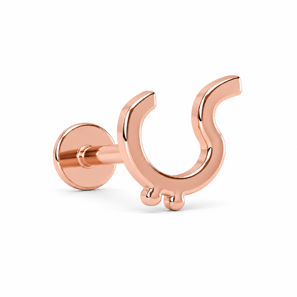 Arabic letter solid gold