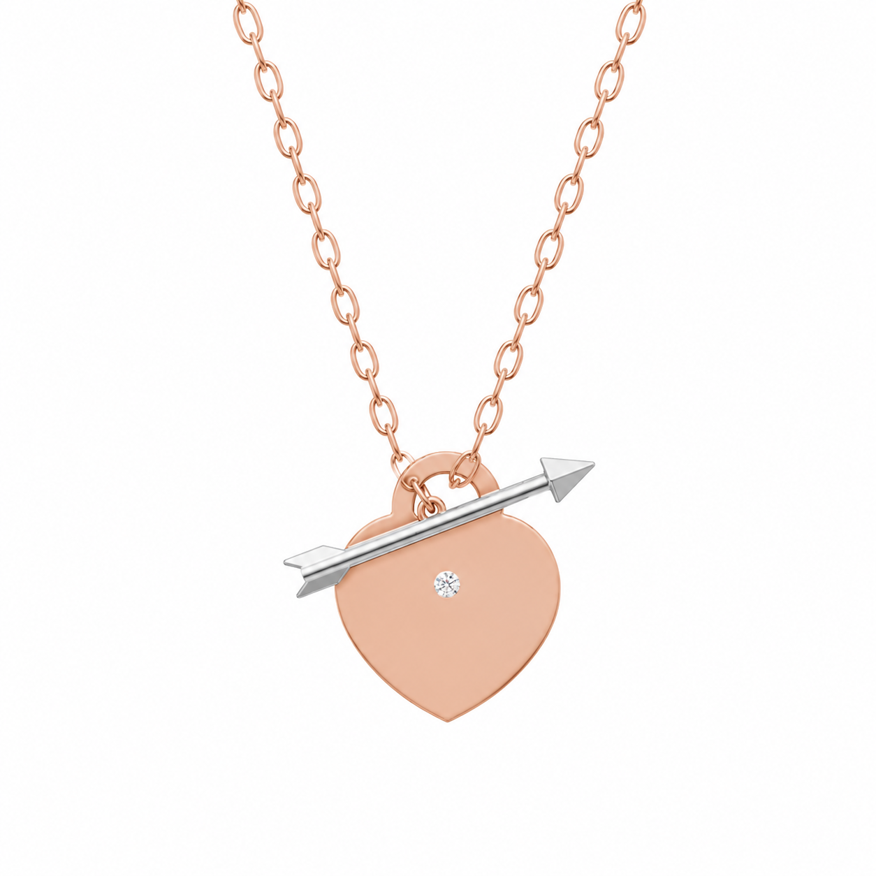 Arrowed Heart Necklace
