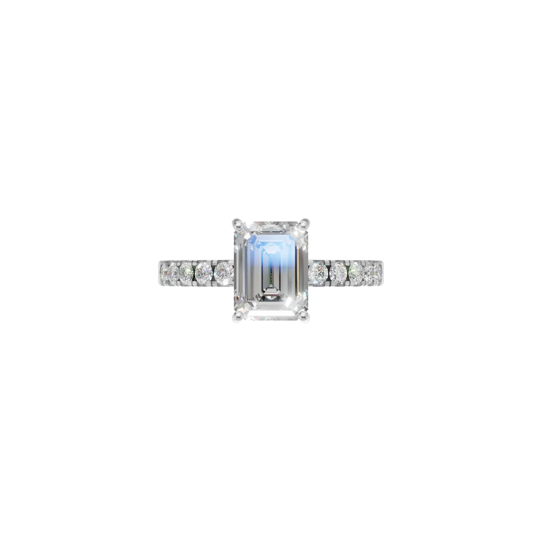 Emerald Cut Diamond Ring