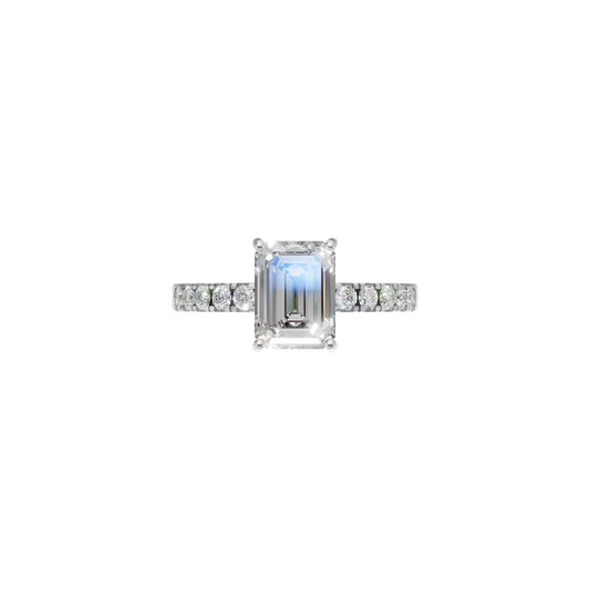 Emerald Cut Diamond Ring