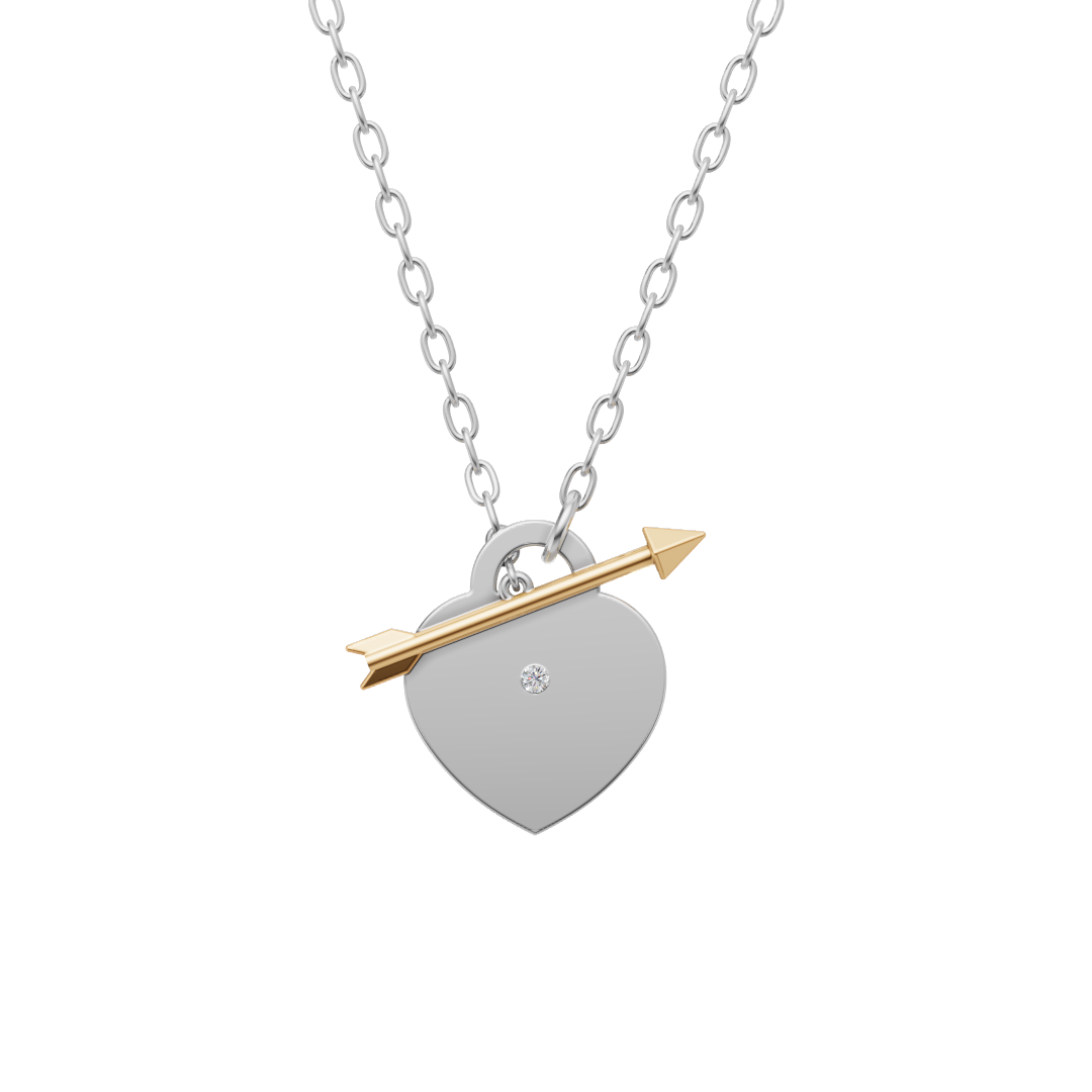 Arrowed Heart Necklace