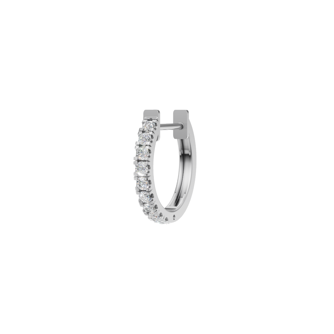 Half Eternity 6 mm Diamond hoop