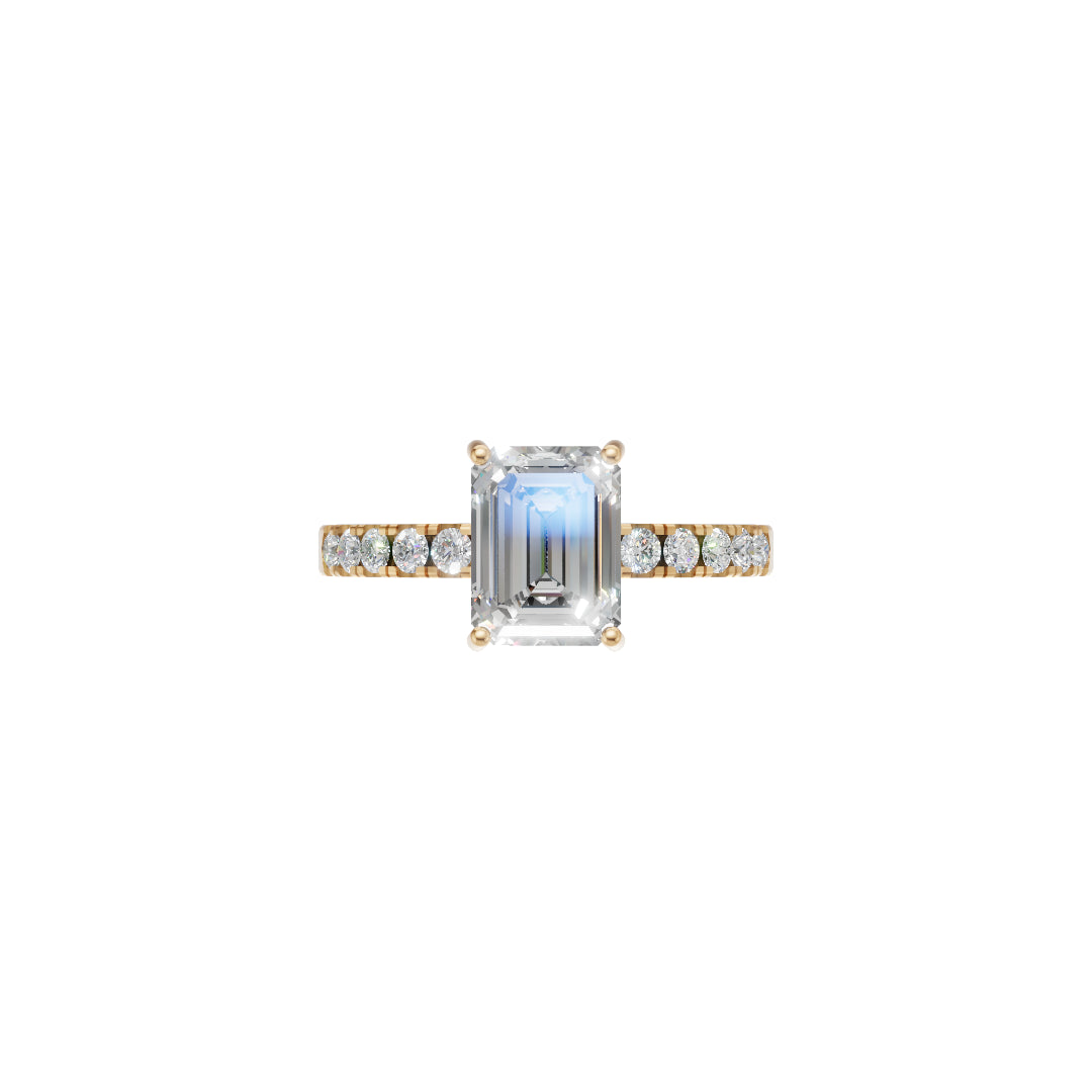 Emerald Cut Diamond Ring